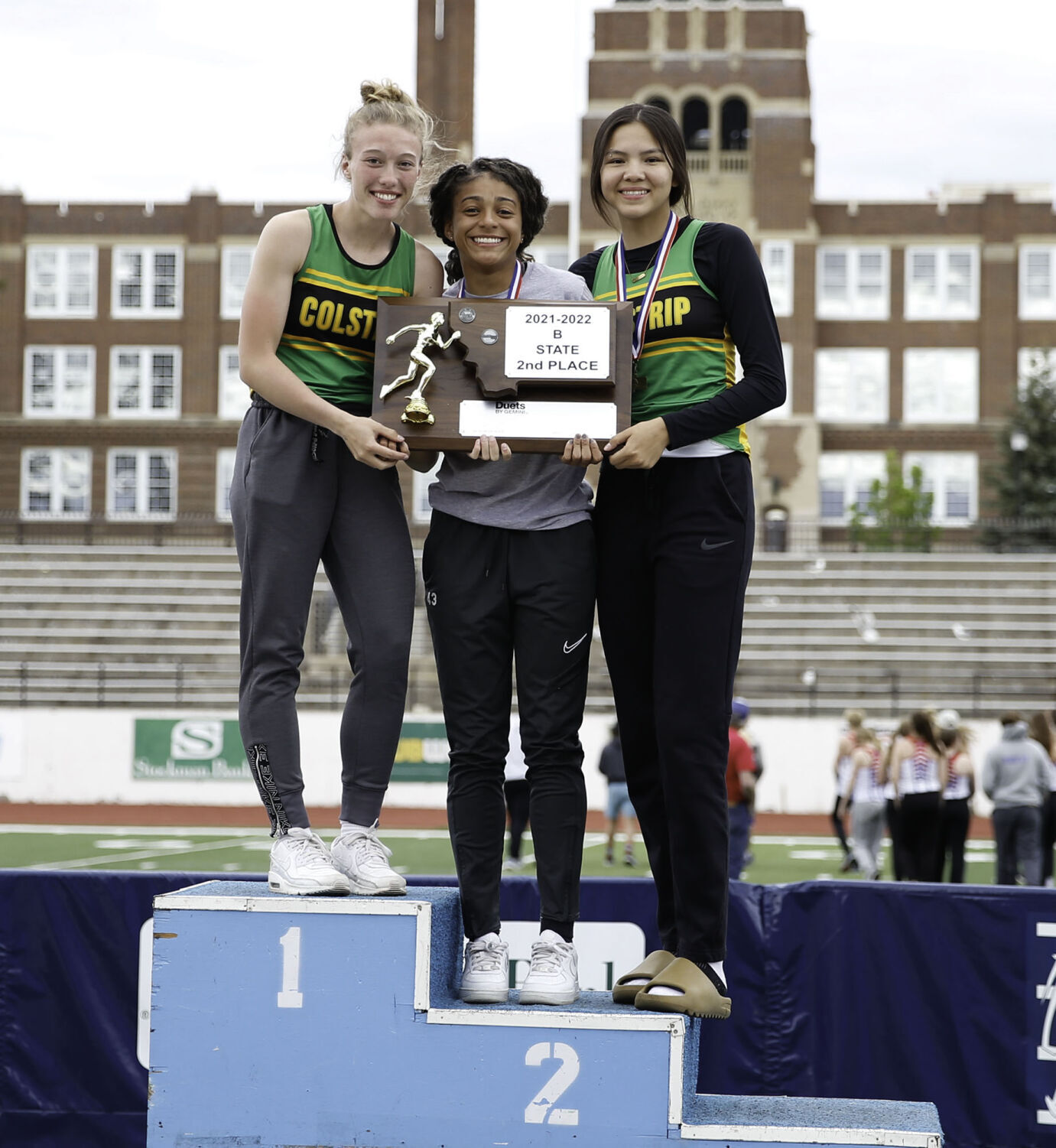 Class B girls second place
